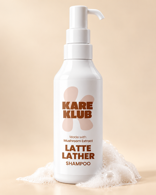 Latte Lather — Shampoo studio product photograph
